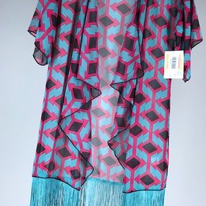 LuLaRoe Monroe - S - Geometric - Fringe